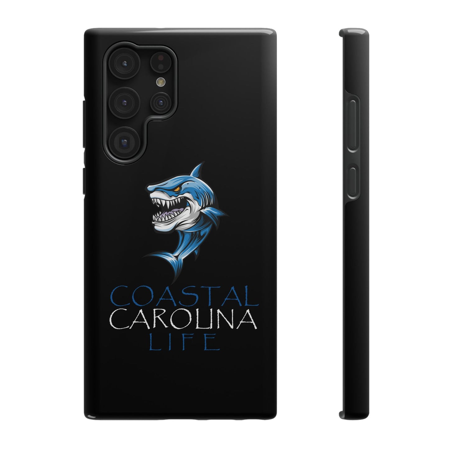 Impact-Resistant Phone Case - iPhone or Samsung - Shark