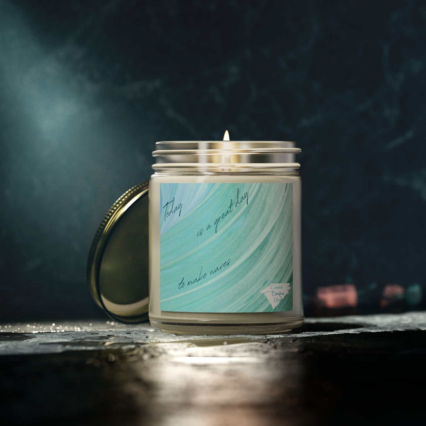 Coconut Apricot Wax Scented Candles - Today is a Great Day to Make Waves