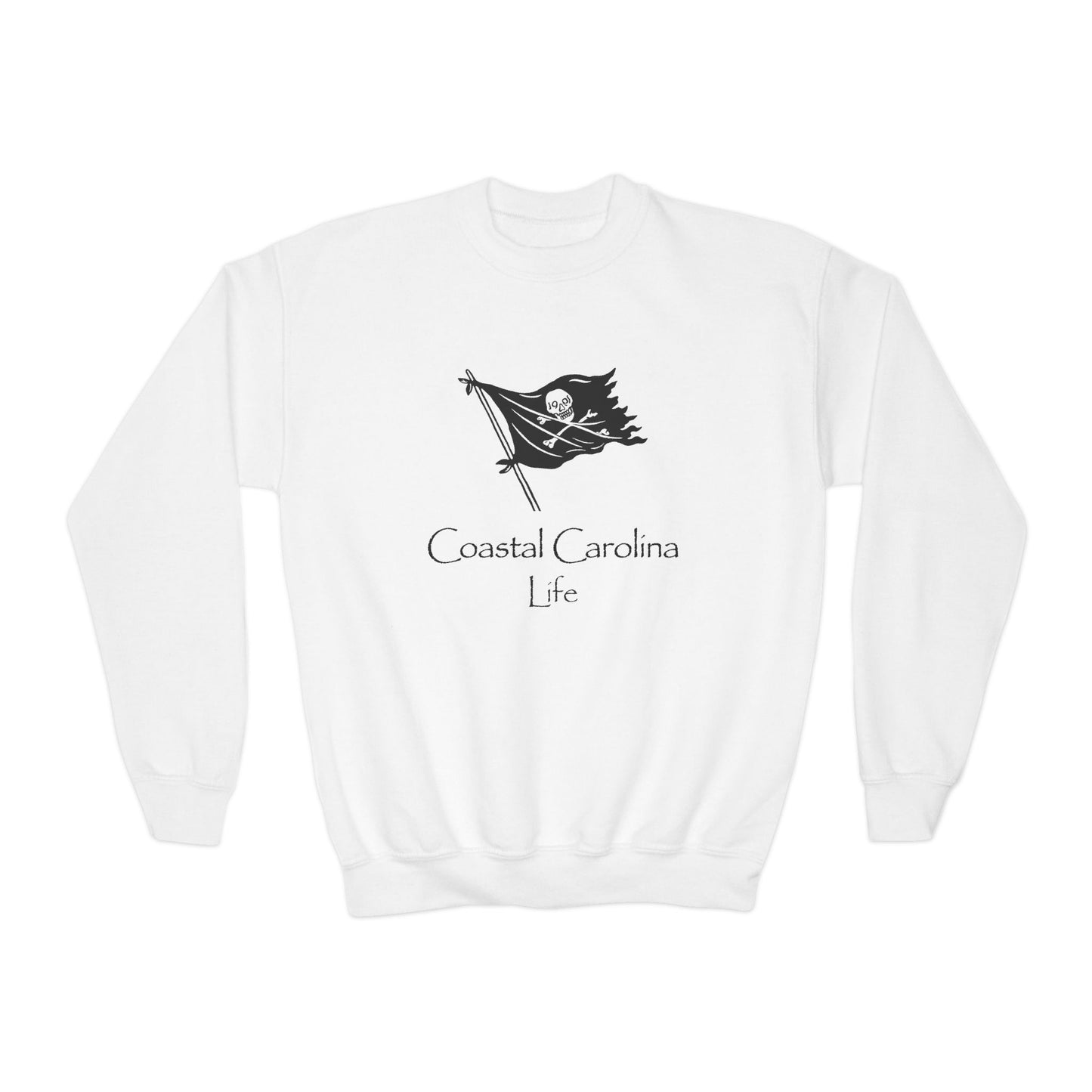 Coastal Youth Sweatshirt - Pirate Flag