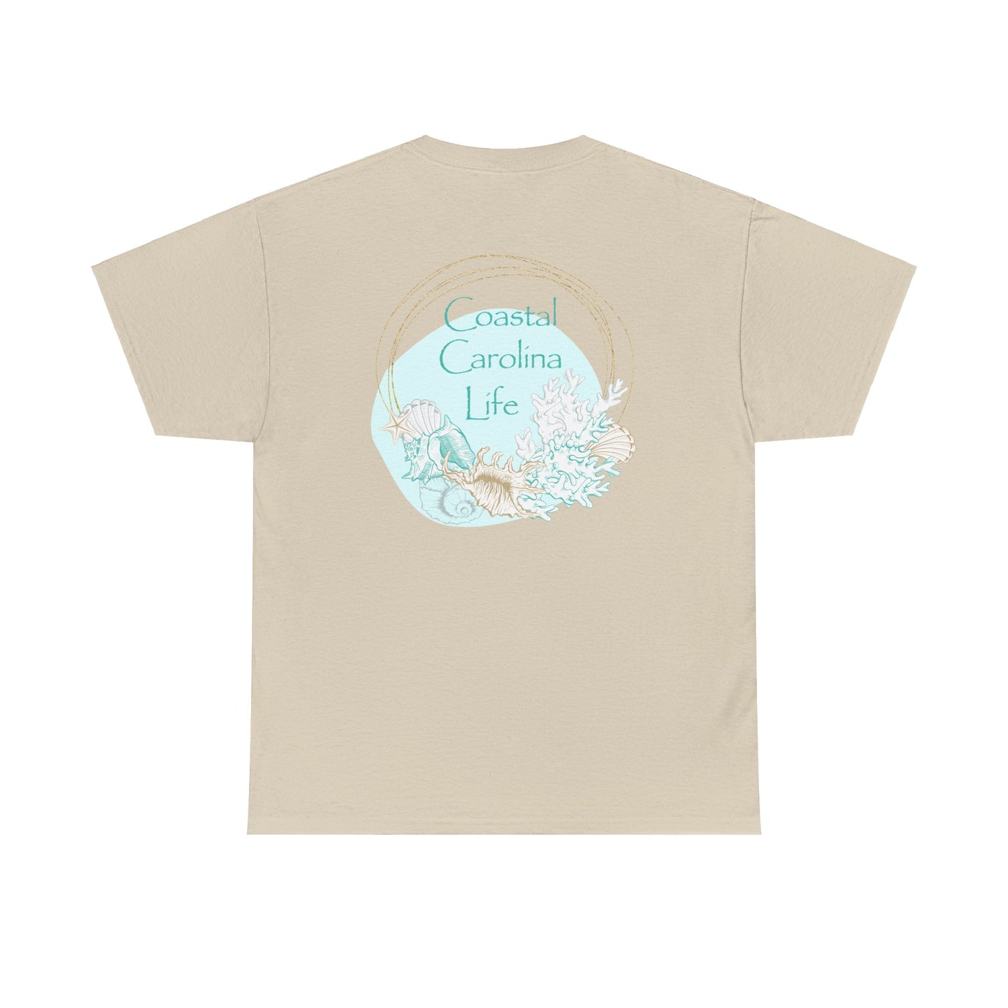 Women's Heavy Cotton T-Shirt - Shells and Coral