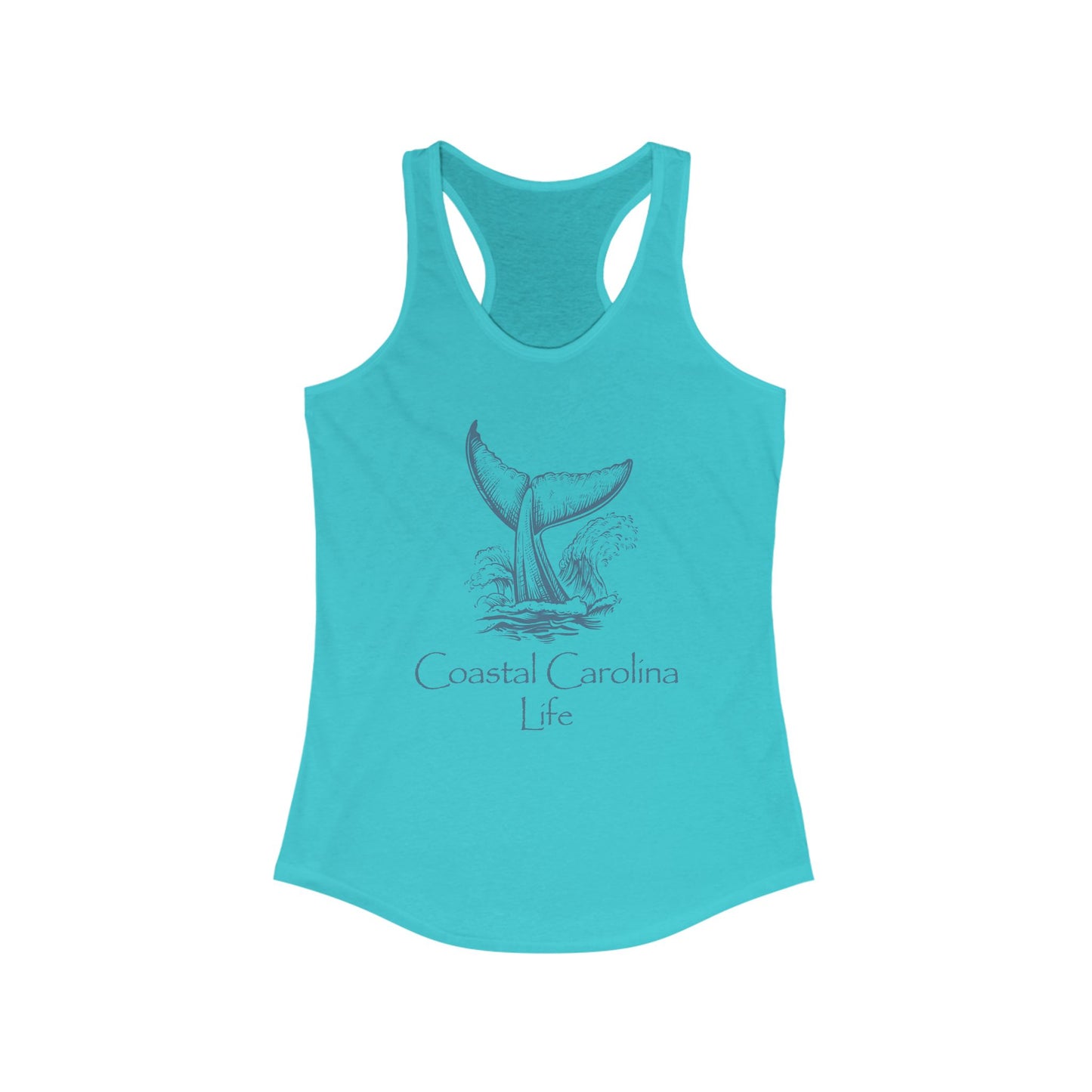 Women's Coastal Tank Top - Whale Tail