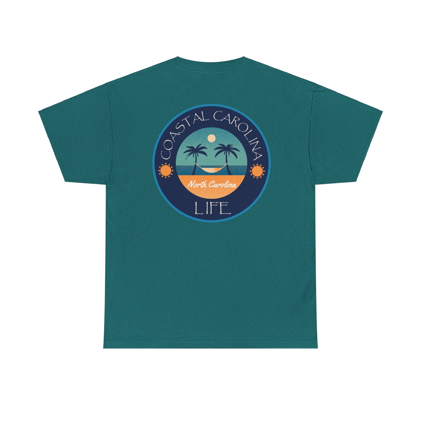 Men's Heavy Cotton T-Shirt - North Carolina