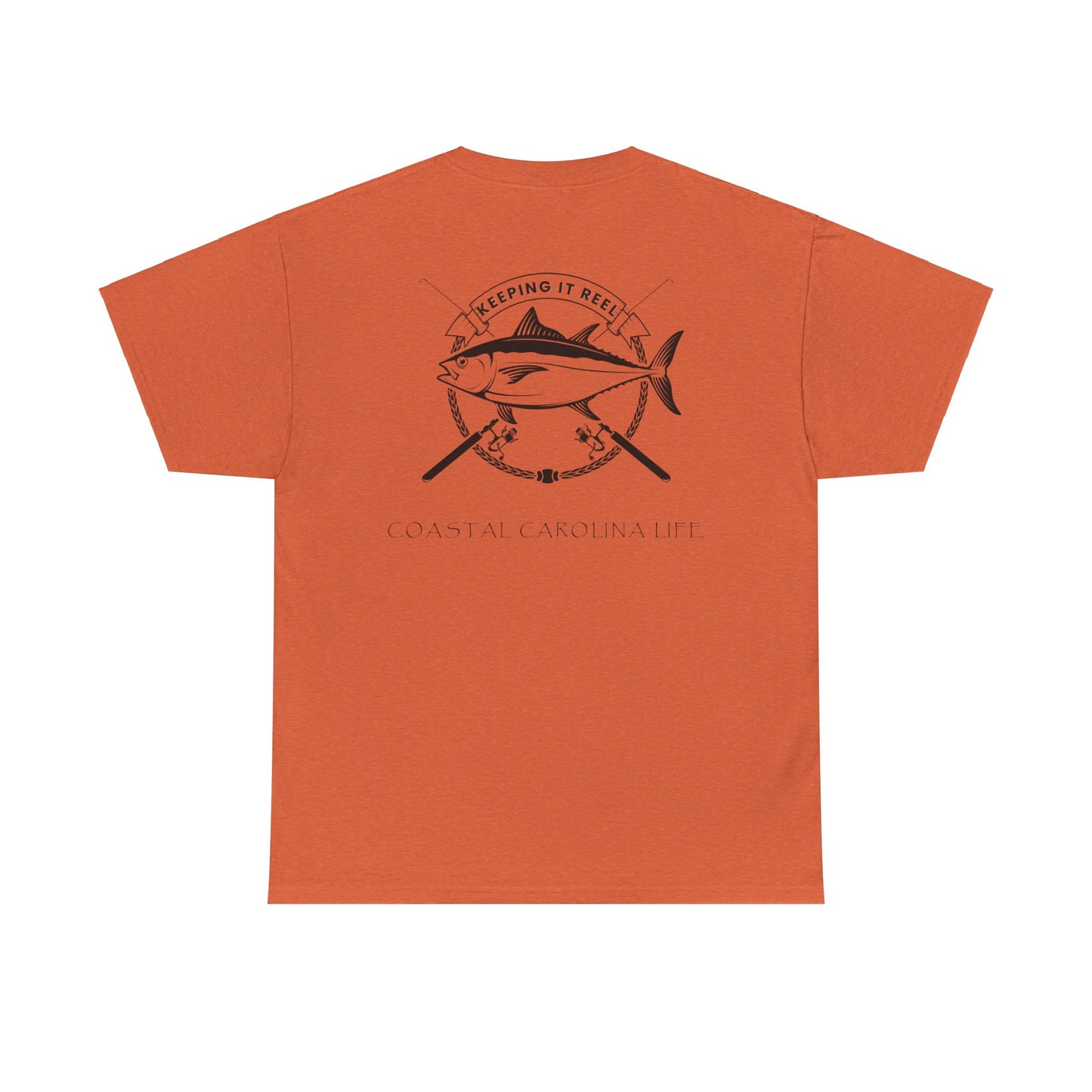 Men's Heavy Cotton T-Shirt - Keeping it Reel