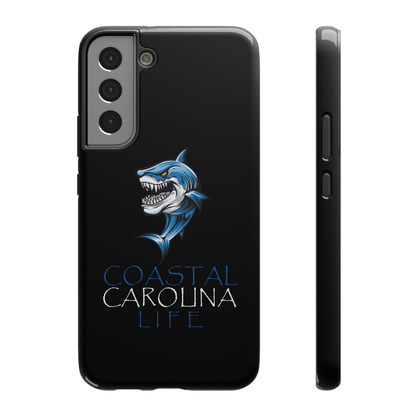 Impact-Resistant Phone Case - iPhone or Samsung - Shark