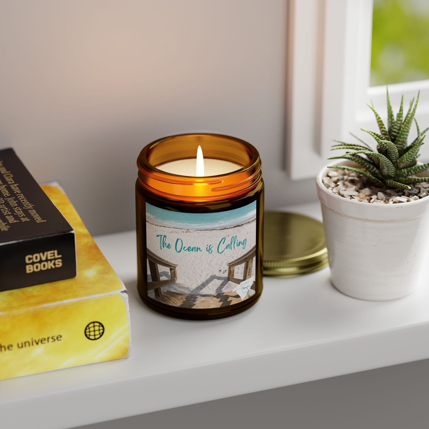 Coconut Apricot Wax Scented Candles - The Ocean is Calling