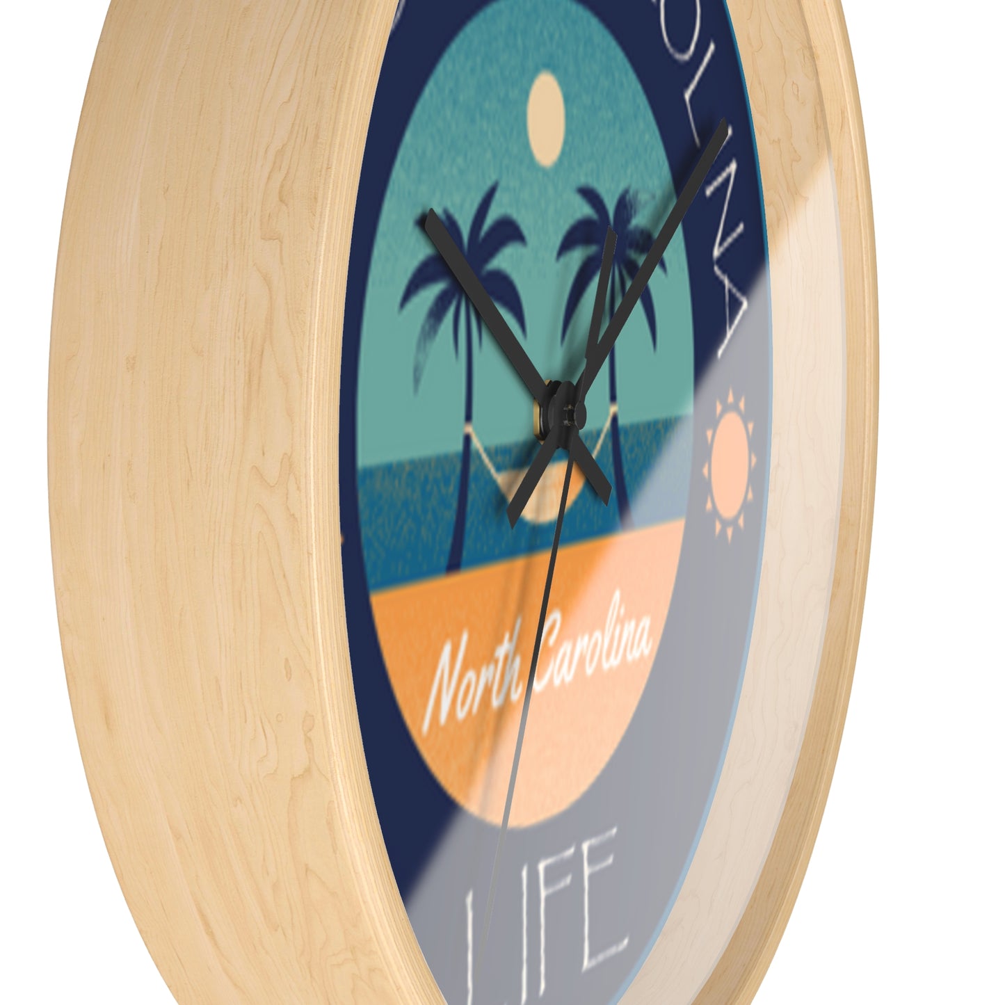 North Carolina Coastal Carolina Wall Clock