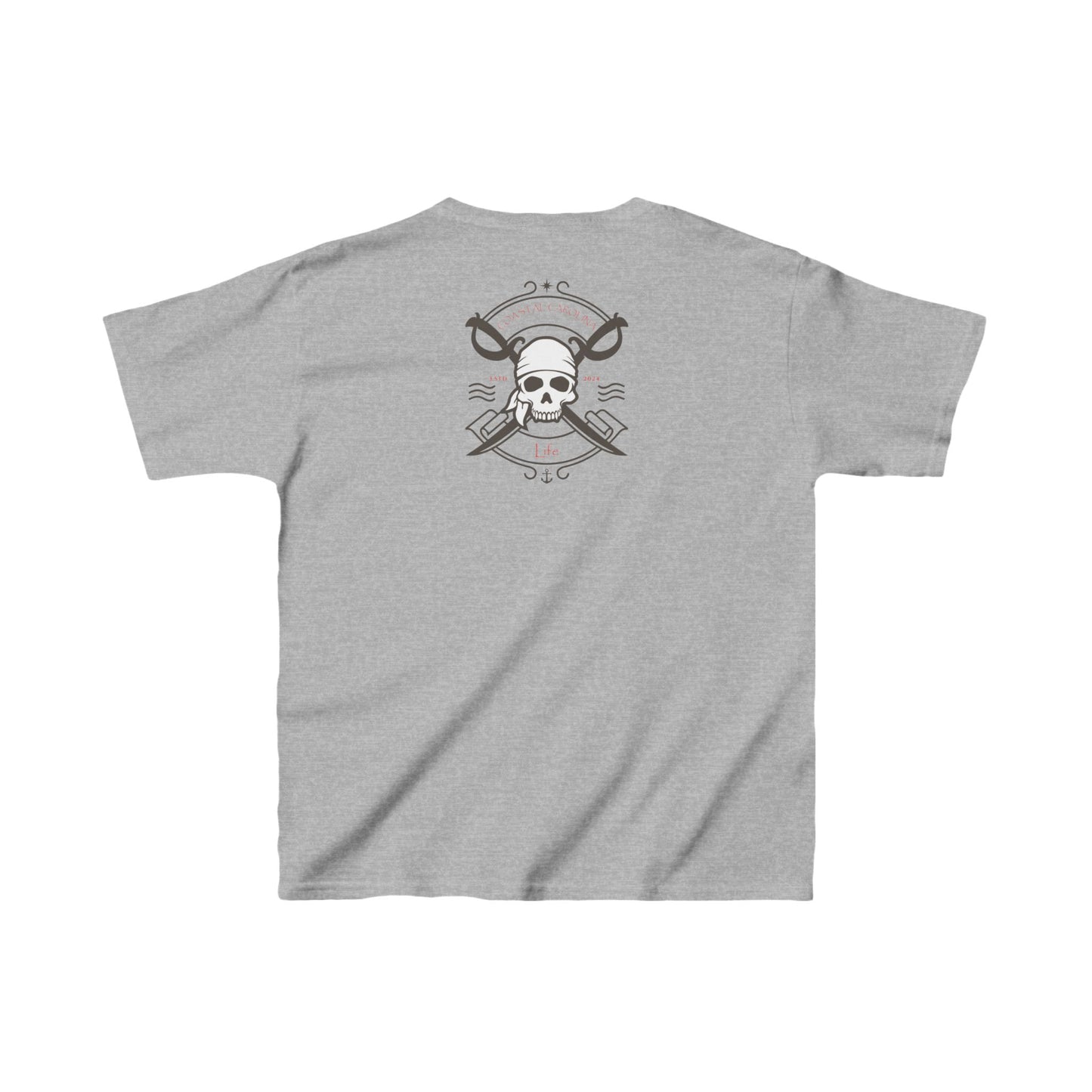 Pirate Skull Kids Beach T-Shirt