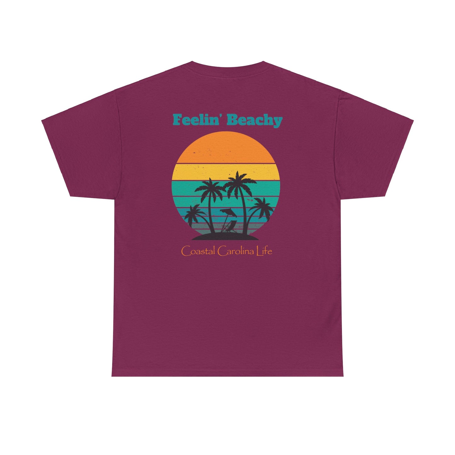 Women's Heavy Cotton T-Shirt - Feelin' Beachy