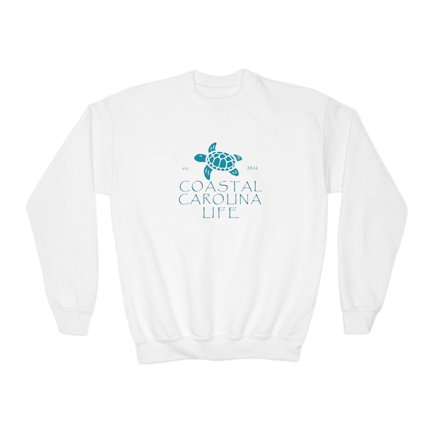 Coastal Youth Sweatshirt - Baby Sea Turtle Est 2024