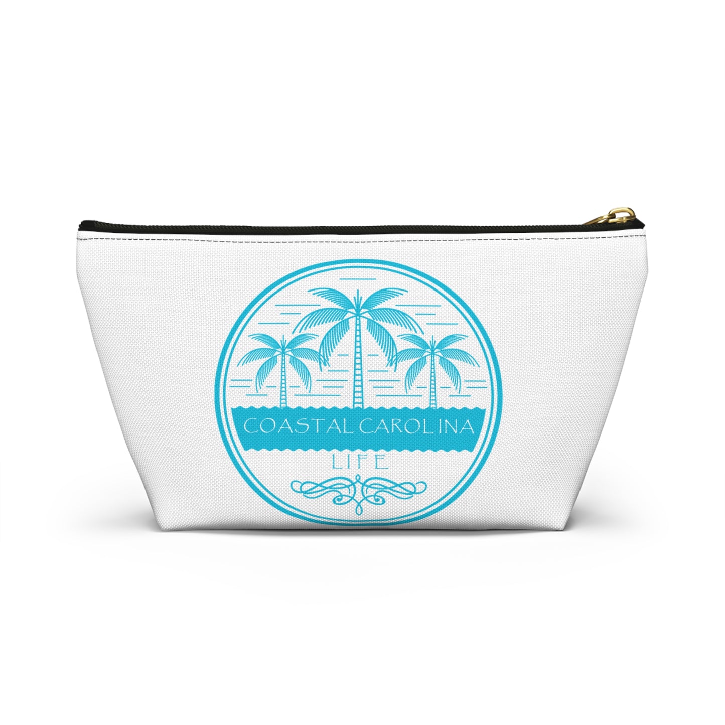 Palm Trees and Water Travel Accessory Pouch