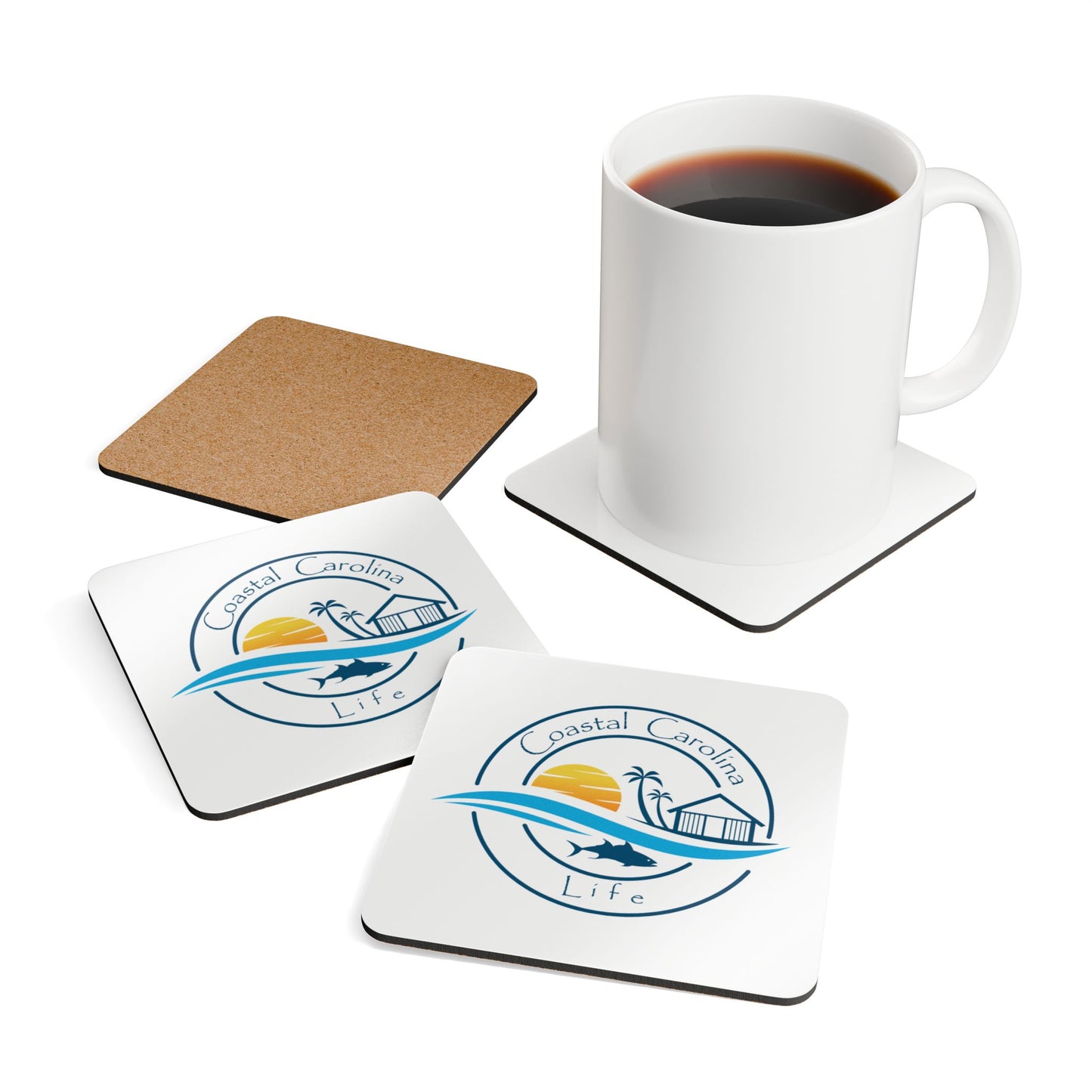 Coastal Carolina Lifestyle Coastal Coaster Set