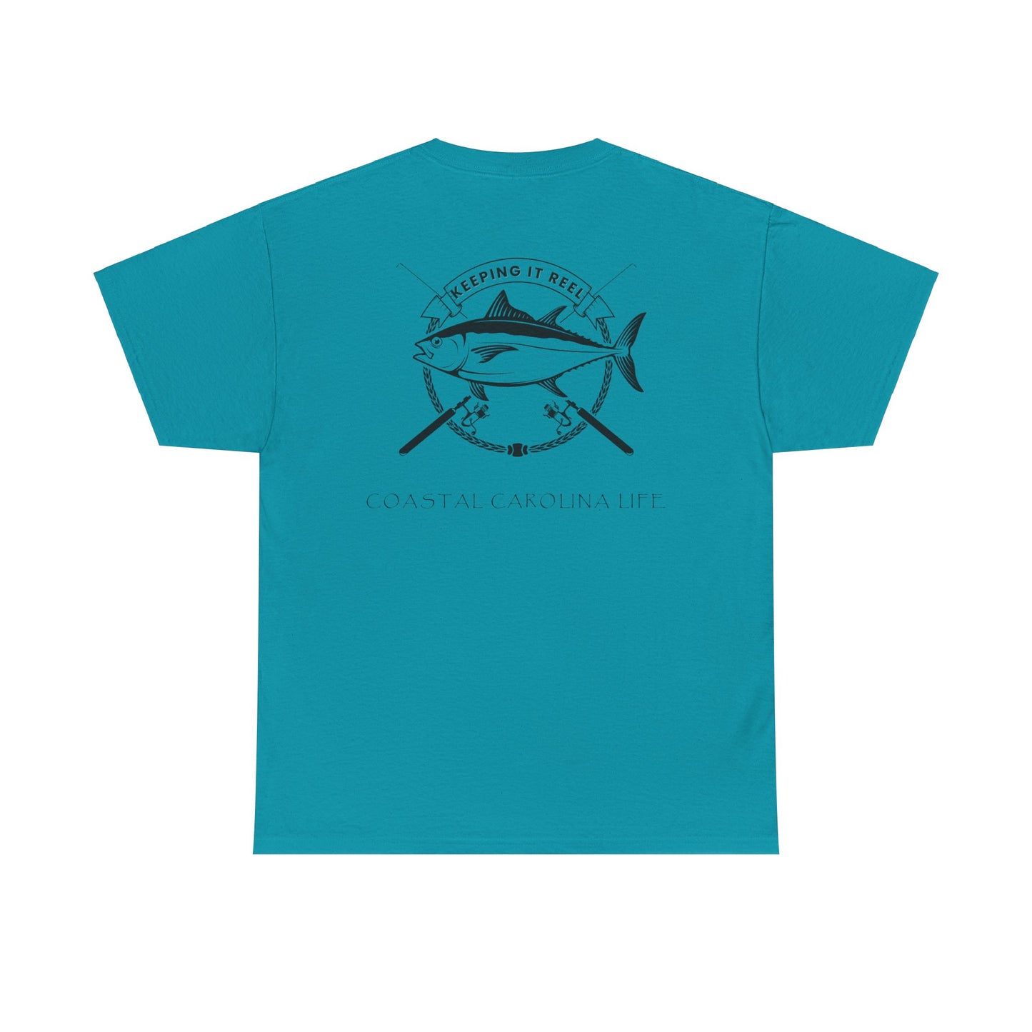 Men's Heavy Cotton T-Shirt - Keeping it Reel