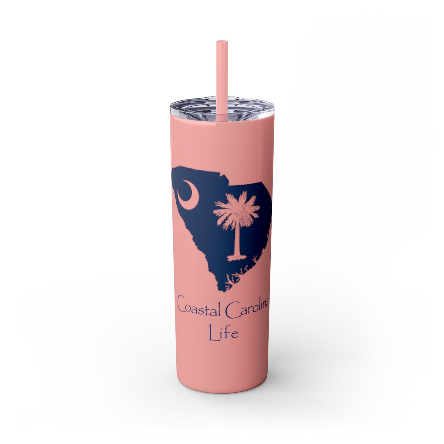 South Carolina Emblem Skinny Tumbler