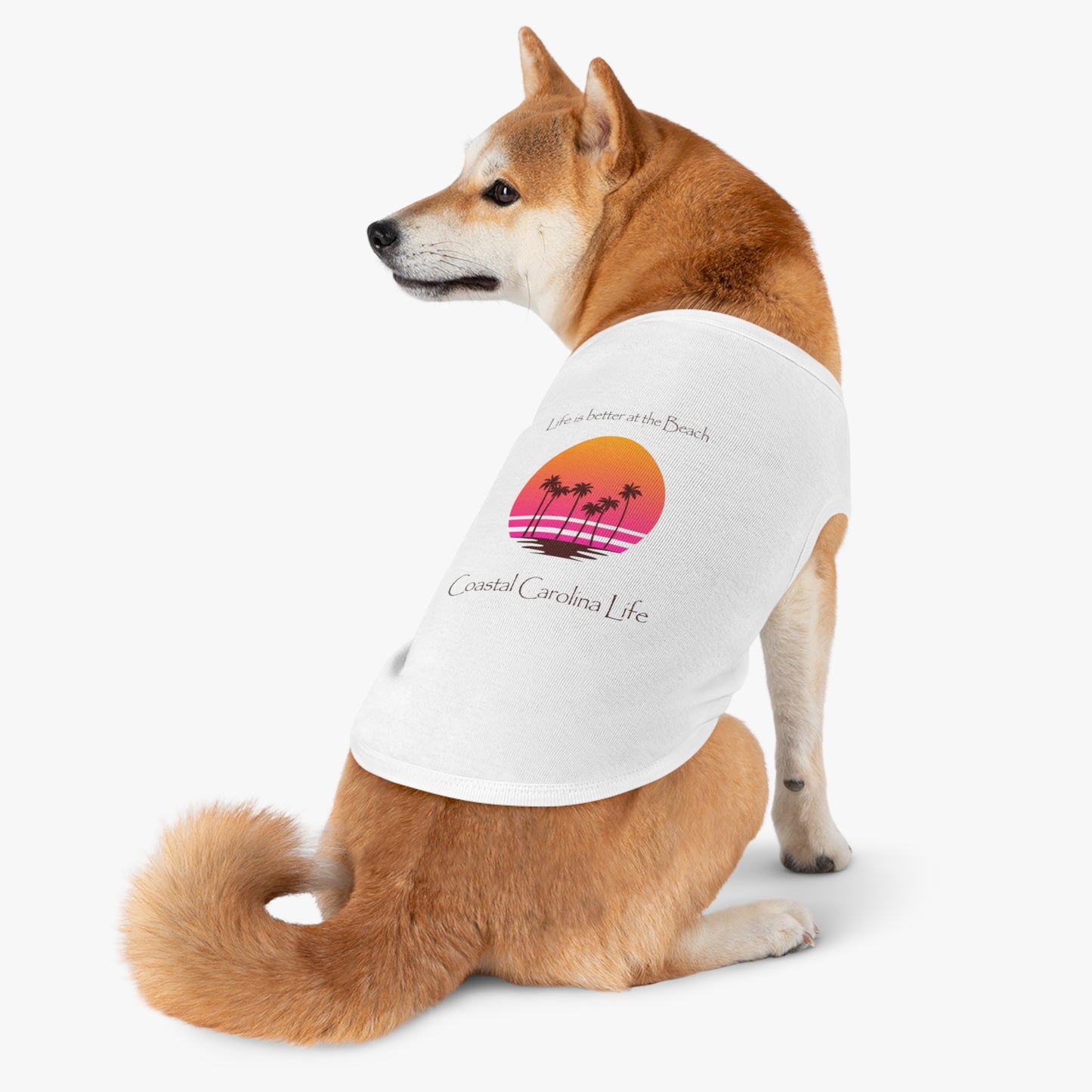 Life is better at the Beach Coastal Pet Shirt