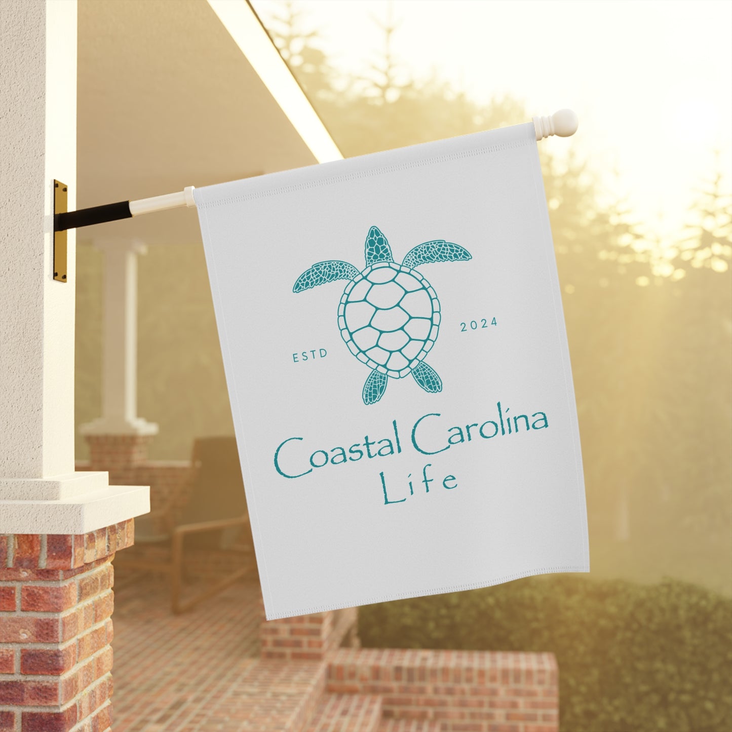 Sea Turtle Coastal Garden or House Flag