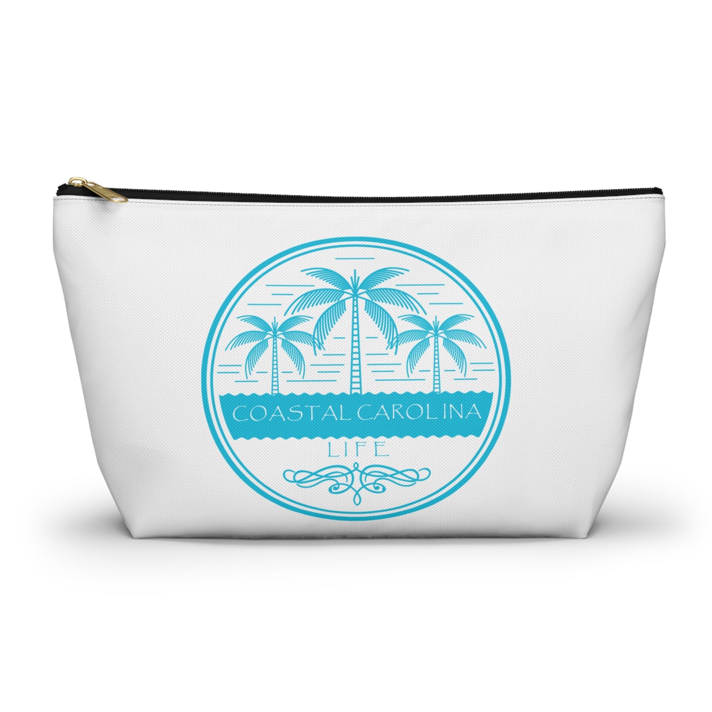 Palm Trees and Water Travel Accessory Pouch