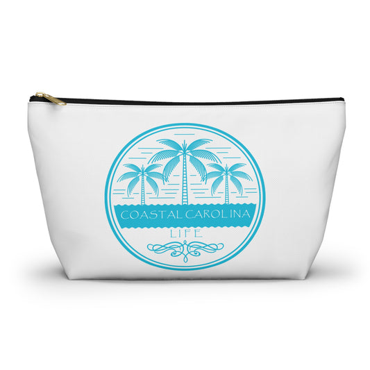 Palm Trees and Water Travel Accessory Pouch