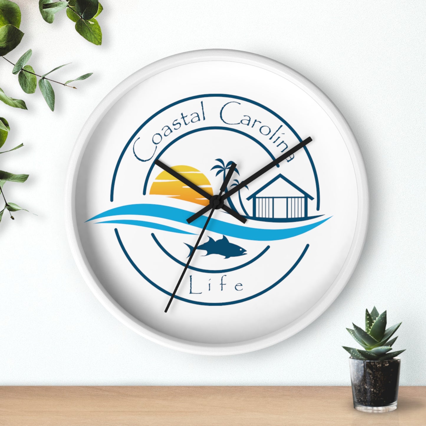 Coastal Carolina Lifestyle Coastal Carolina Wall Clock