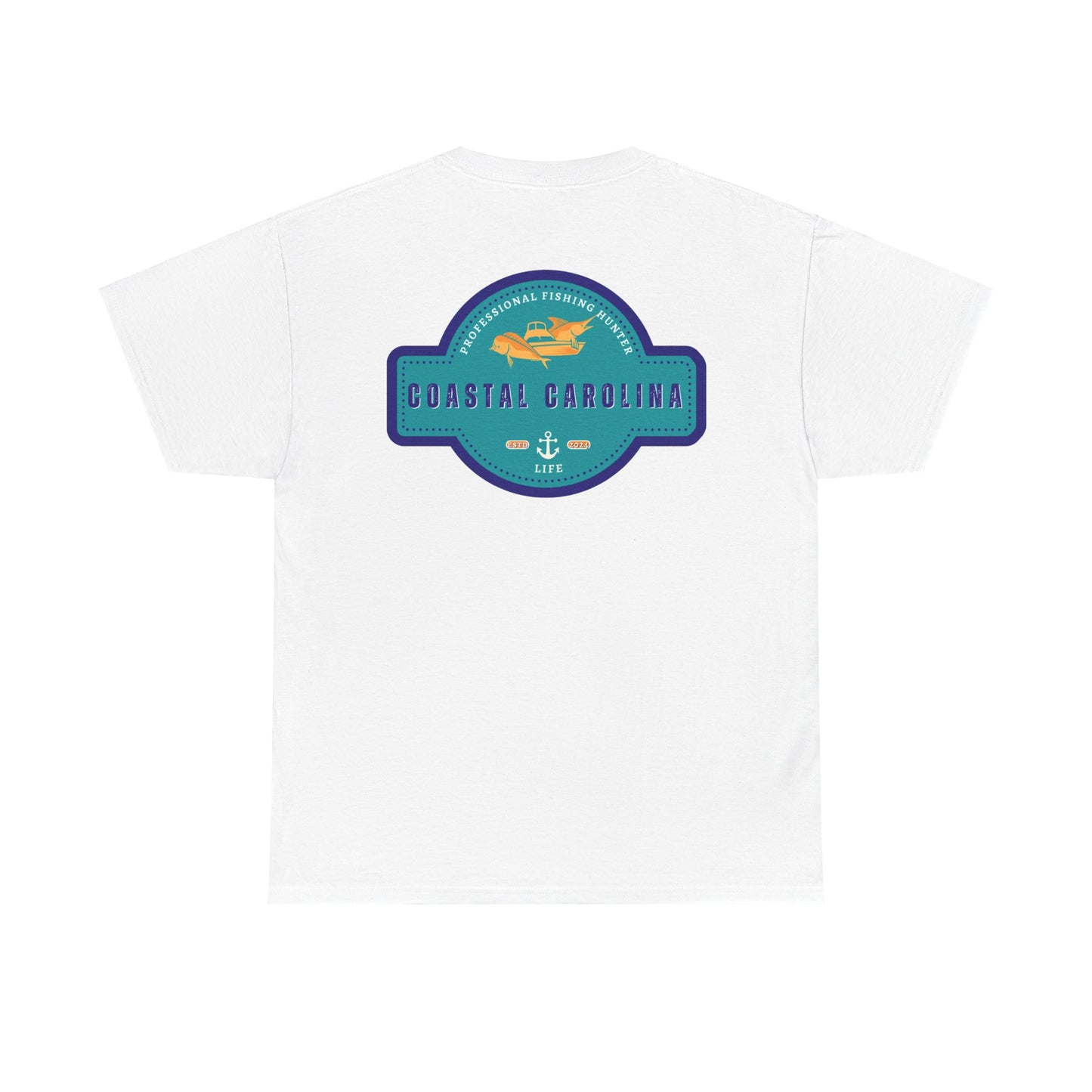 Men's Heavy Cotton T-Shirt - Professional Fishing Hunter