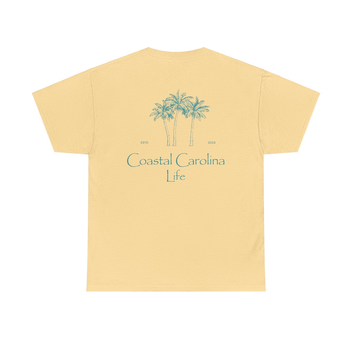 Women's Heavy Cotton T-Shirt - Palm Trees