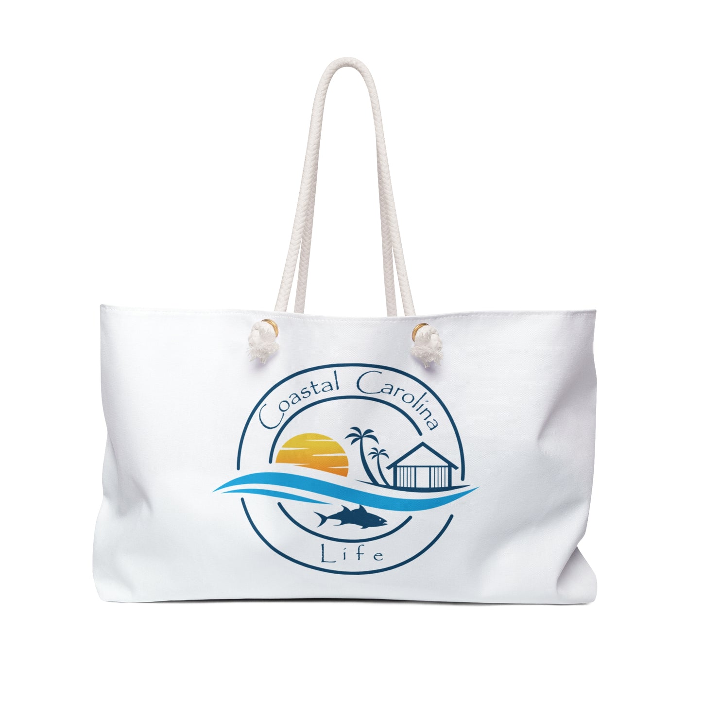 Coastal Carolina Lifestyle Coastal Weekender Tote with Rope Handles