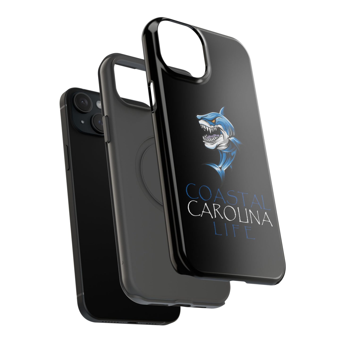 Impact-Resistant Phone Case - iPhone or Samsung - Shark