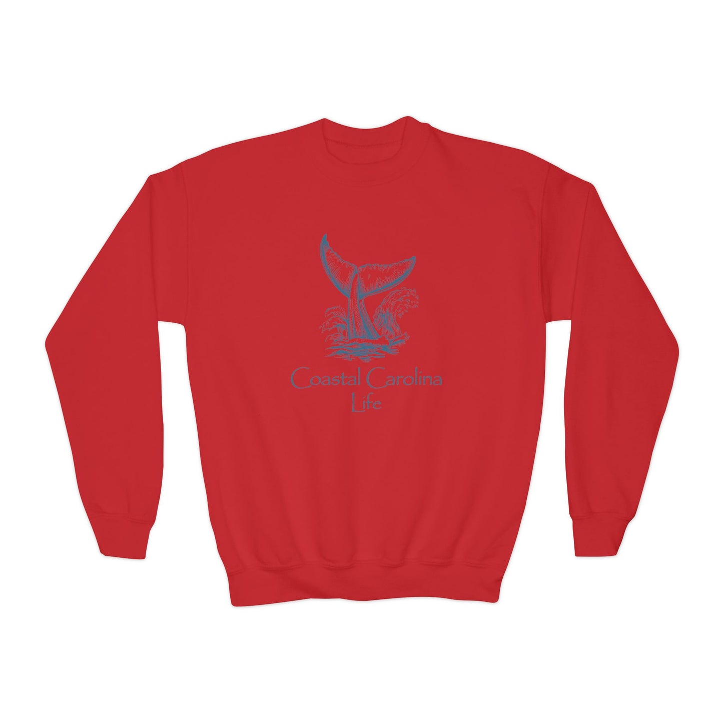 Coastal Youth Sweatshirt - Whale Tail