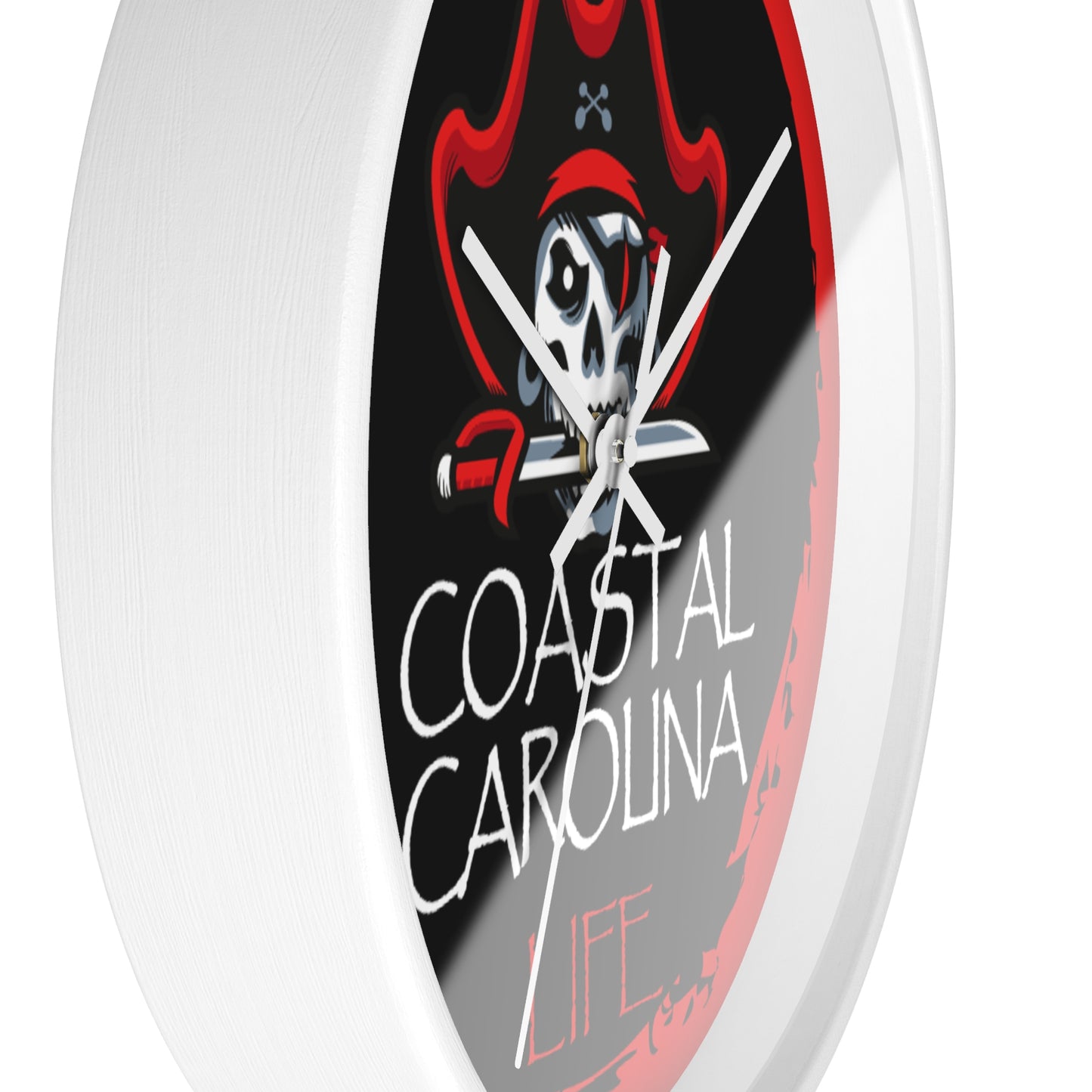 Pirate Coastal Carolina Wall Clock