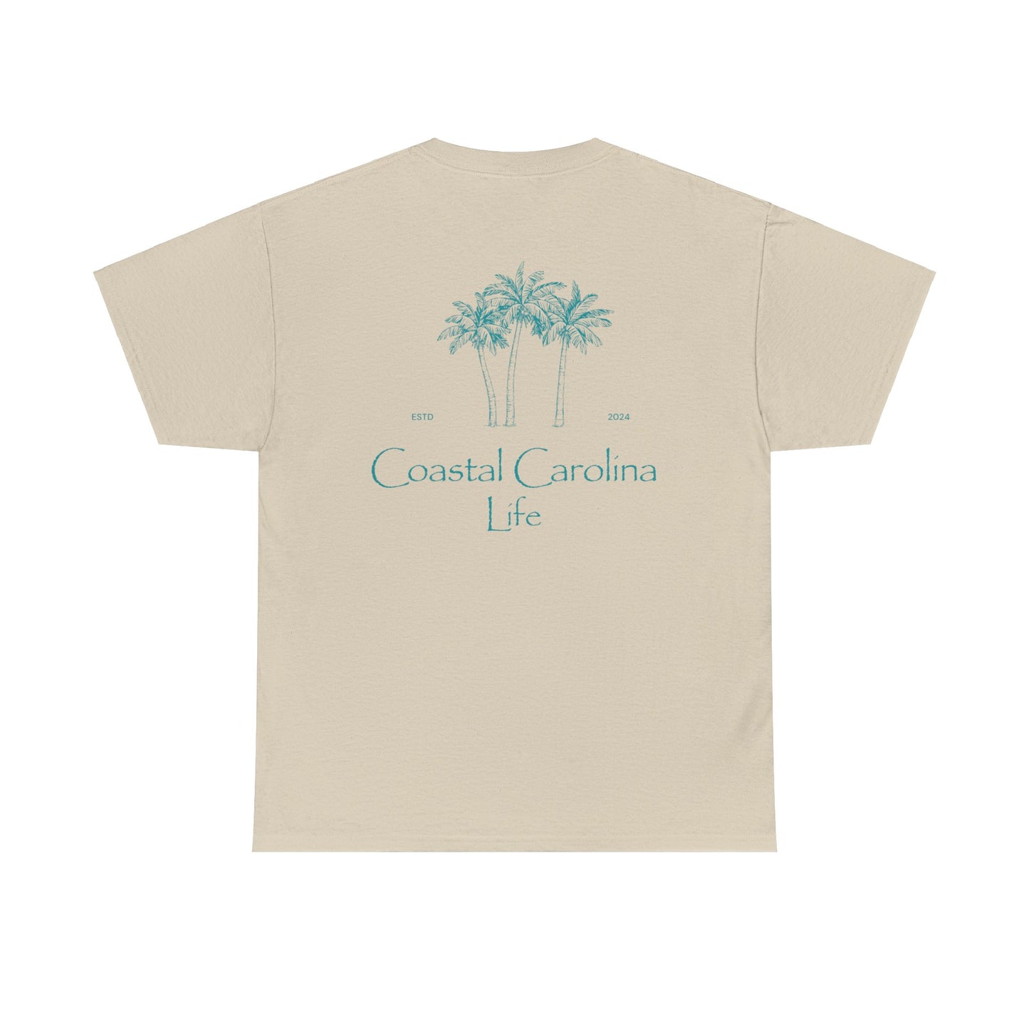 Women's Heavy Cotton T-Shirt - Palm Trees