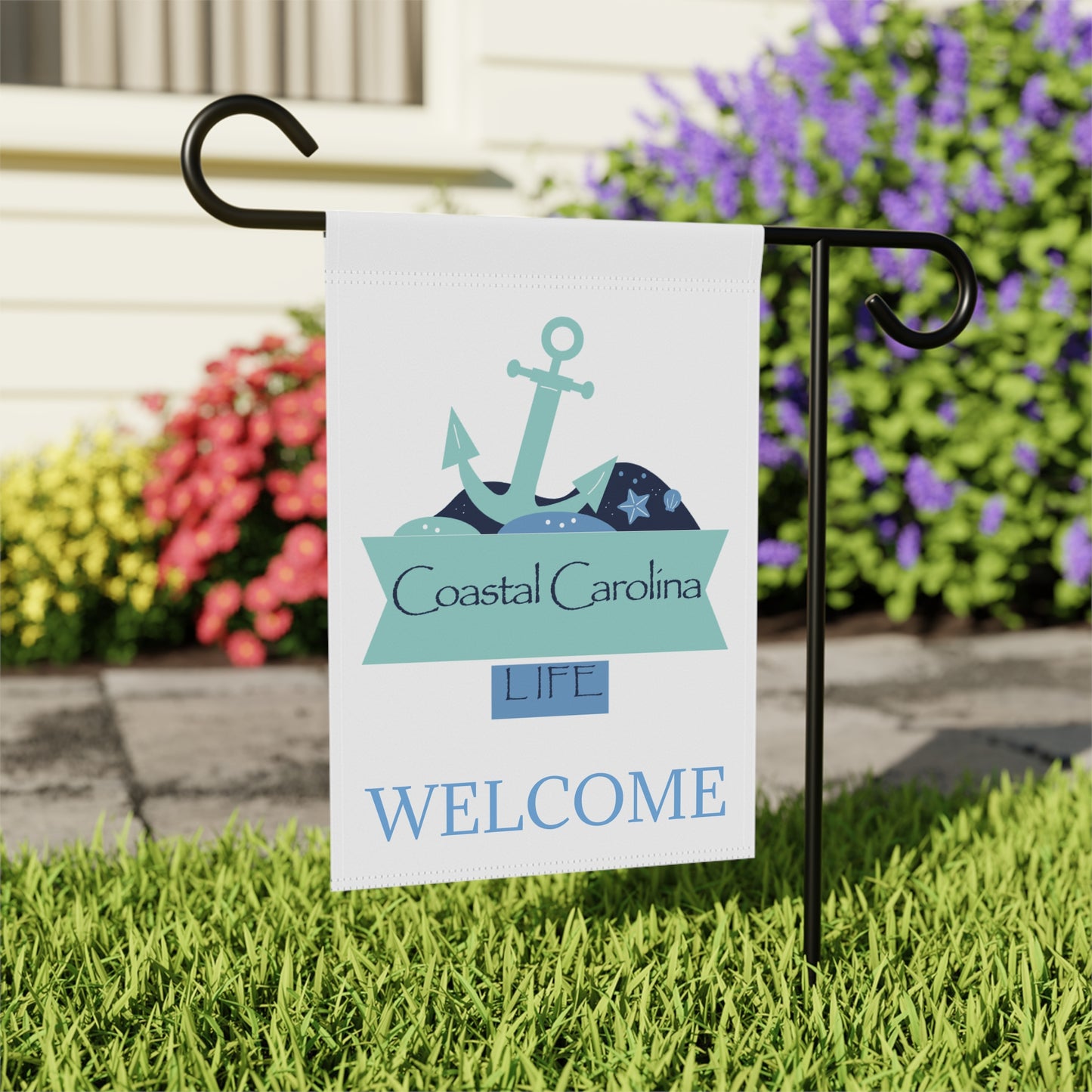 Anchor Coastal Garden or House Flag