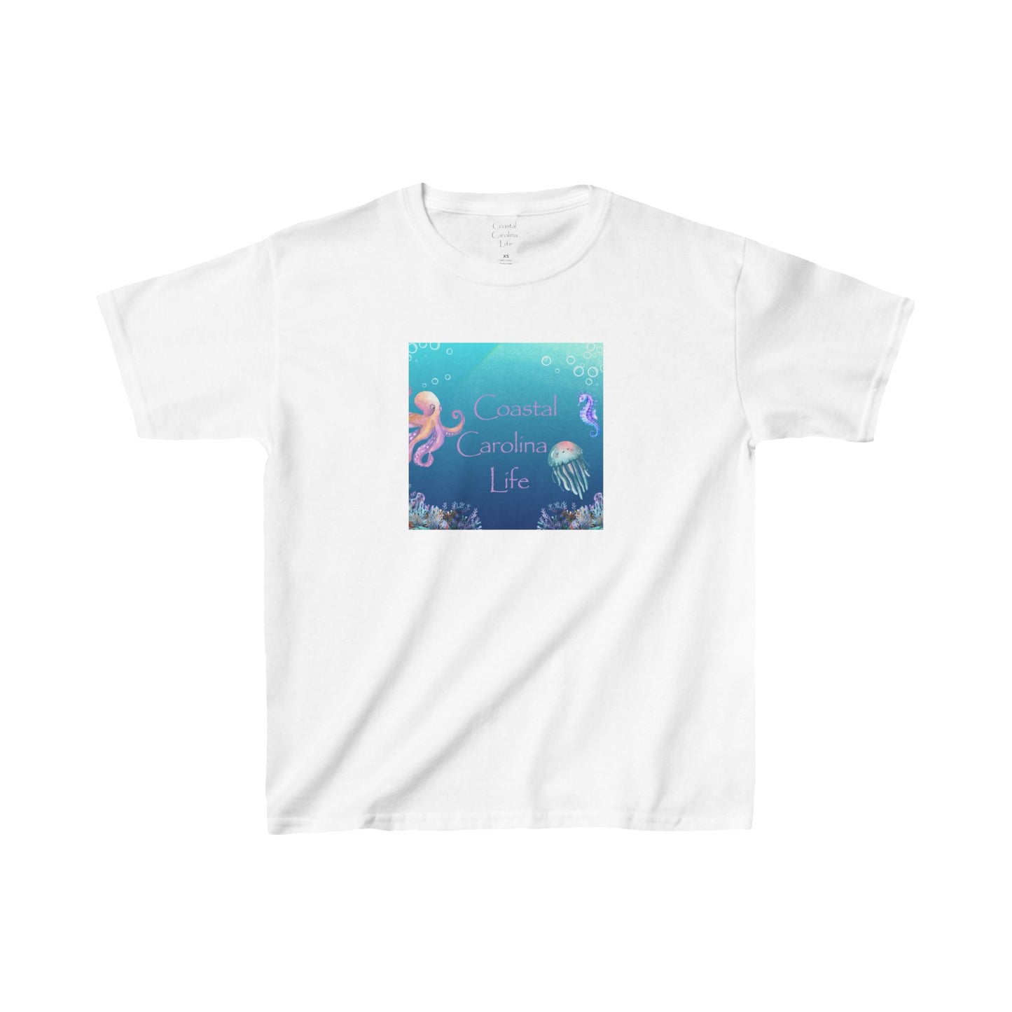 Octopus and Jellyfish Kids Beach T-Shirt