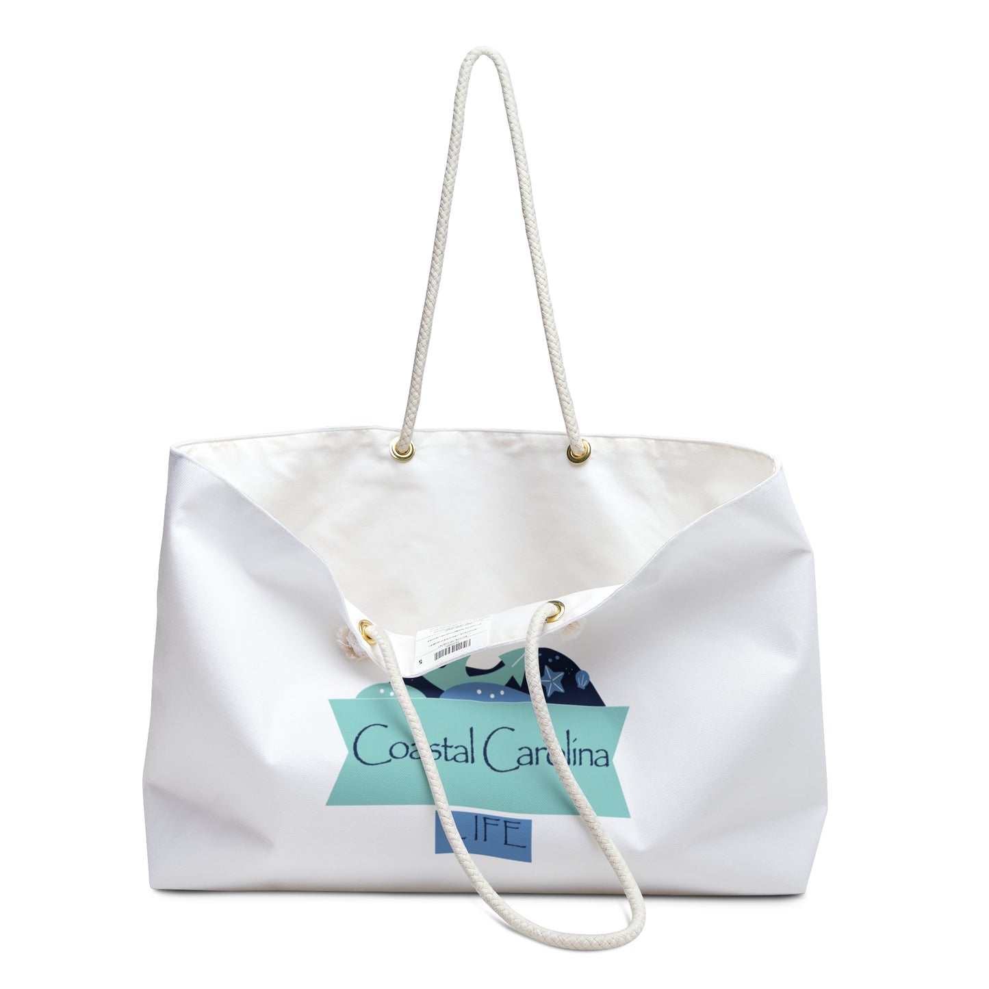 Anchor Coastal Weekender Tote with Rope Handles