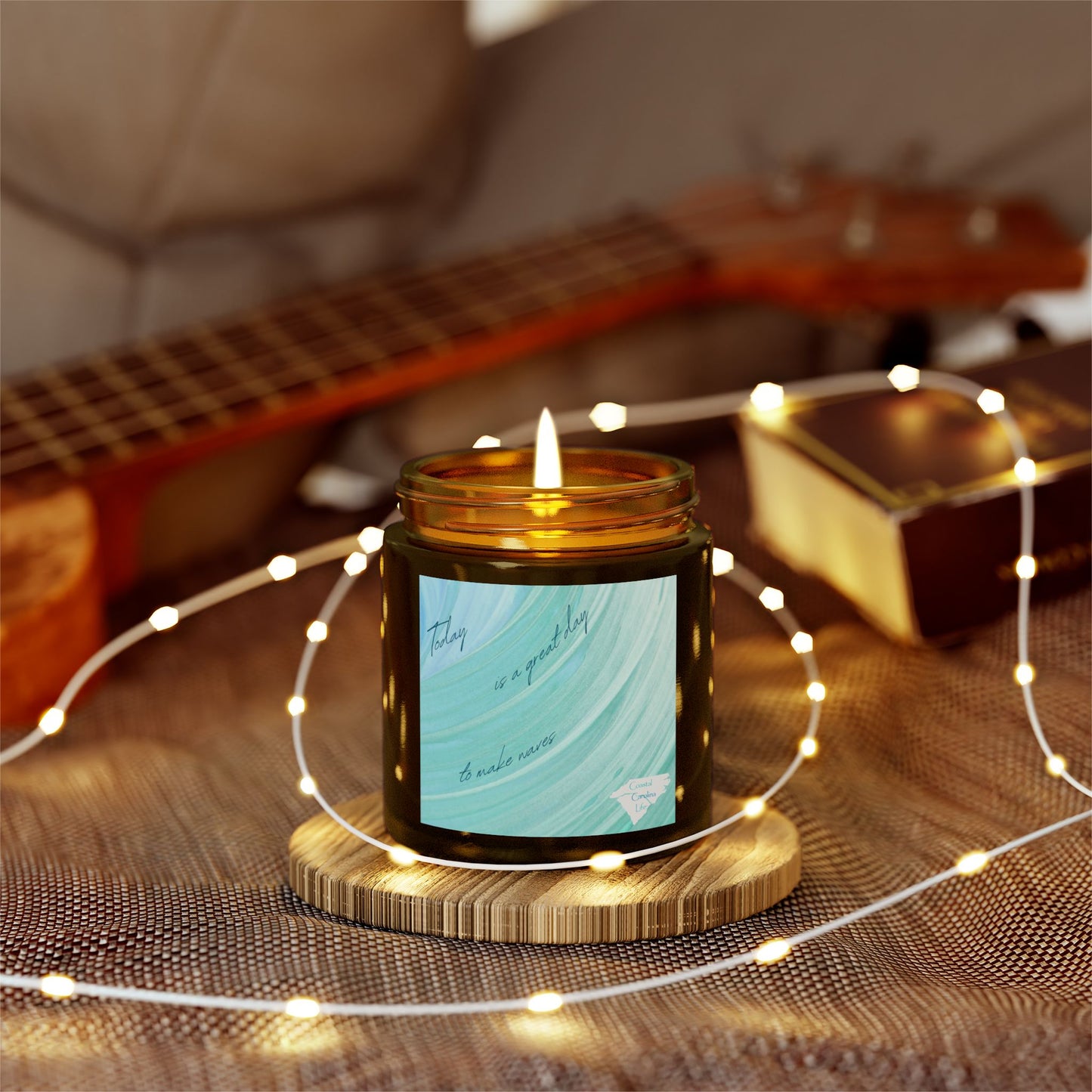Coconut Apricot Wax Scented Candles - Today is a Great Day to Make Waves