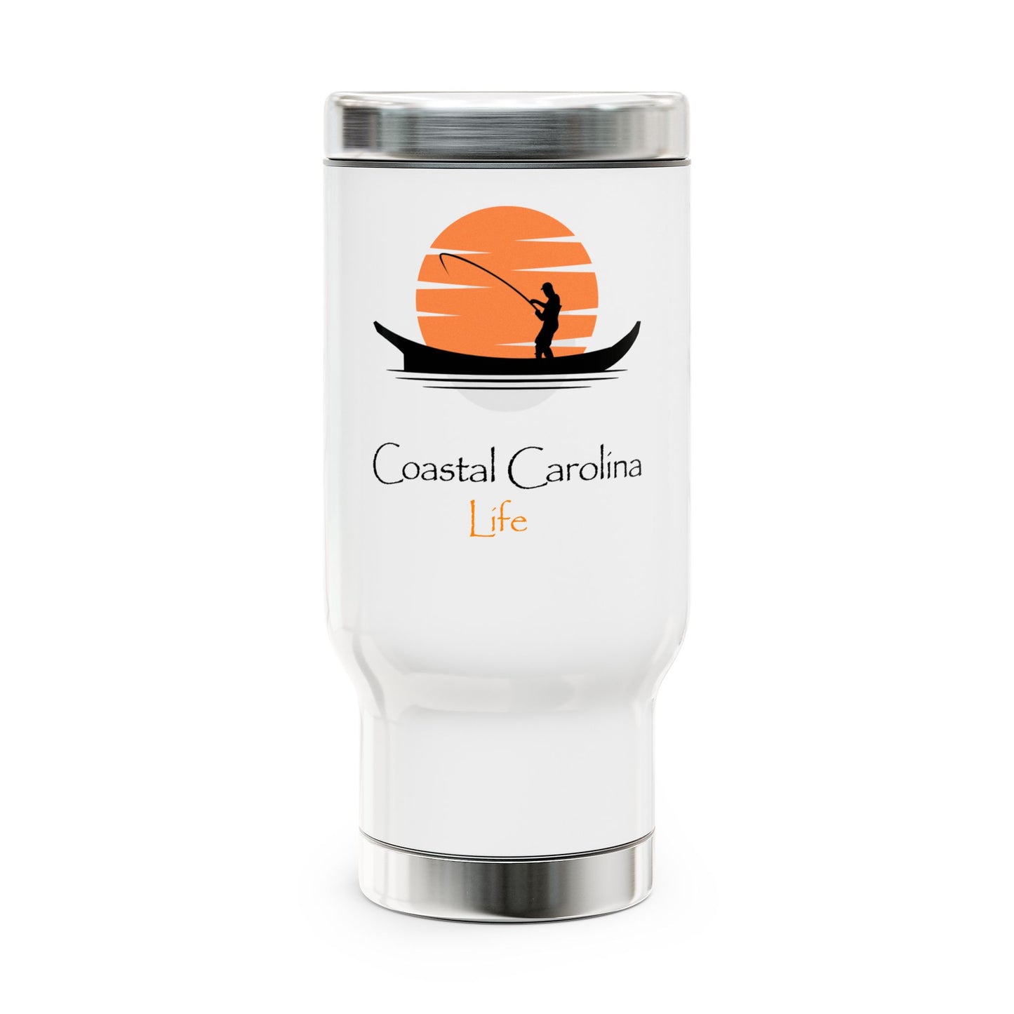 Fishing Boat Tumbler with Handle