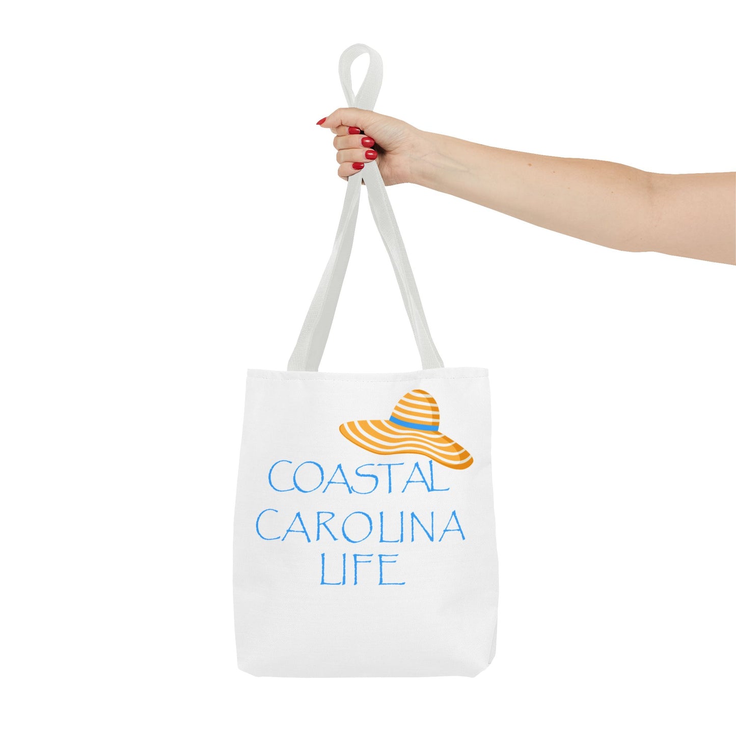Beach Hat Coastal Tote Bag