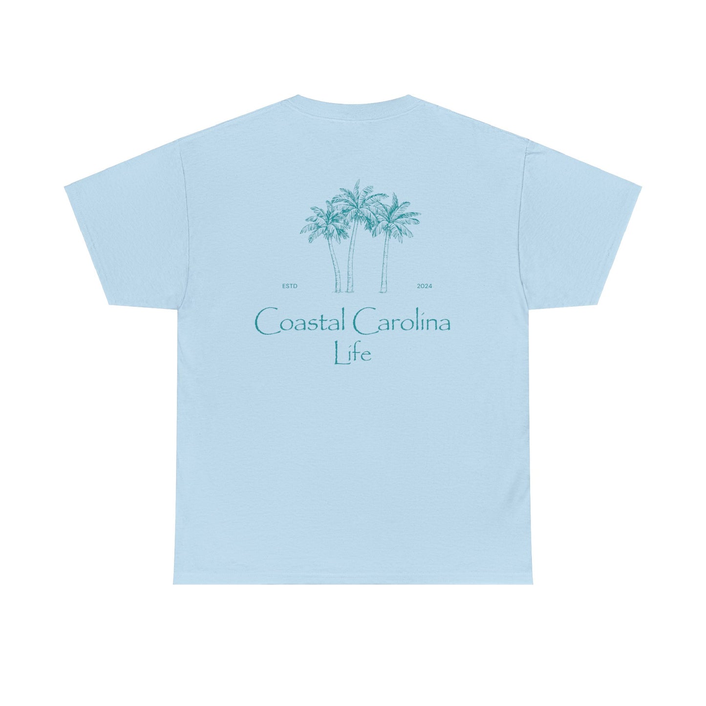 Women's Heavy Cotton T-Shirt - Palm Trees