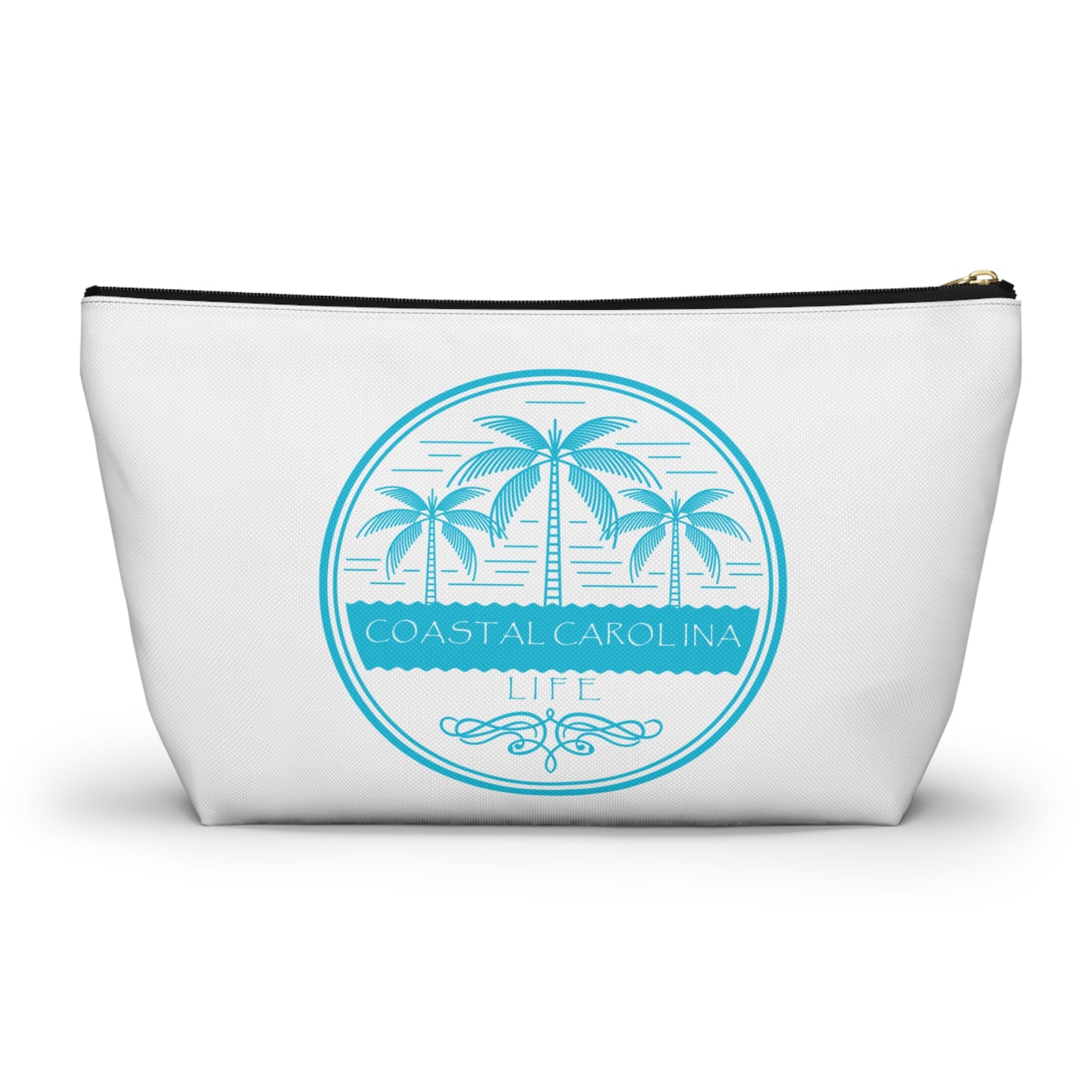 Palm Trees and Water Travel Accessory Pouch