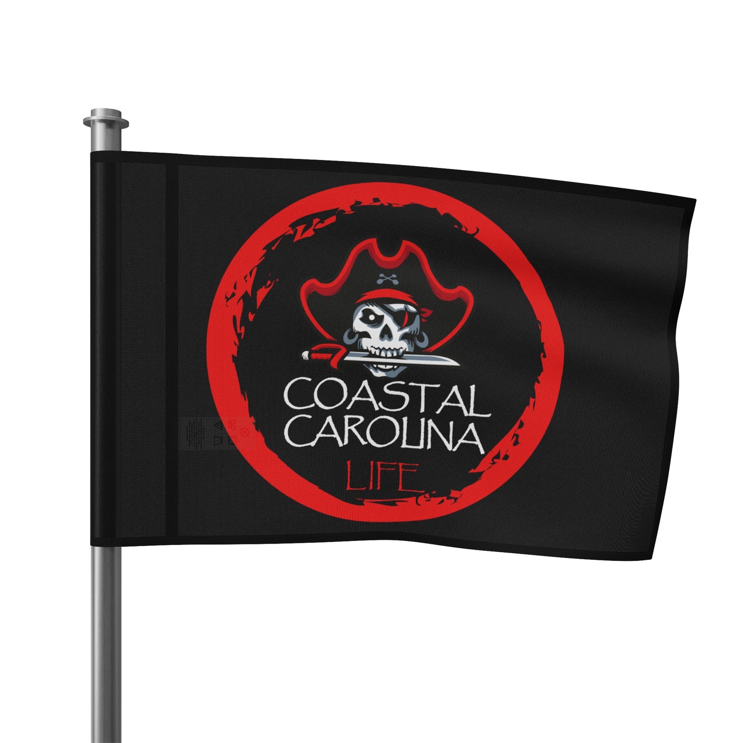 Pirate Coastal House Flag