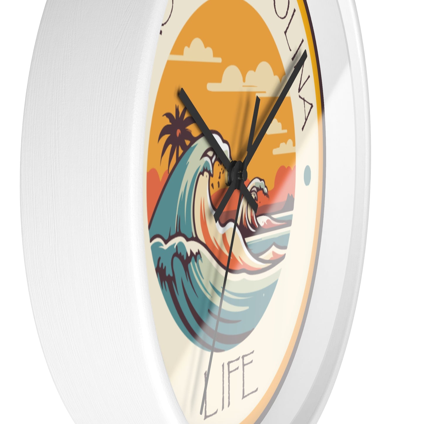 Waves Coastal Carolina Wall Clock