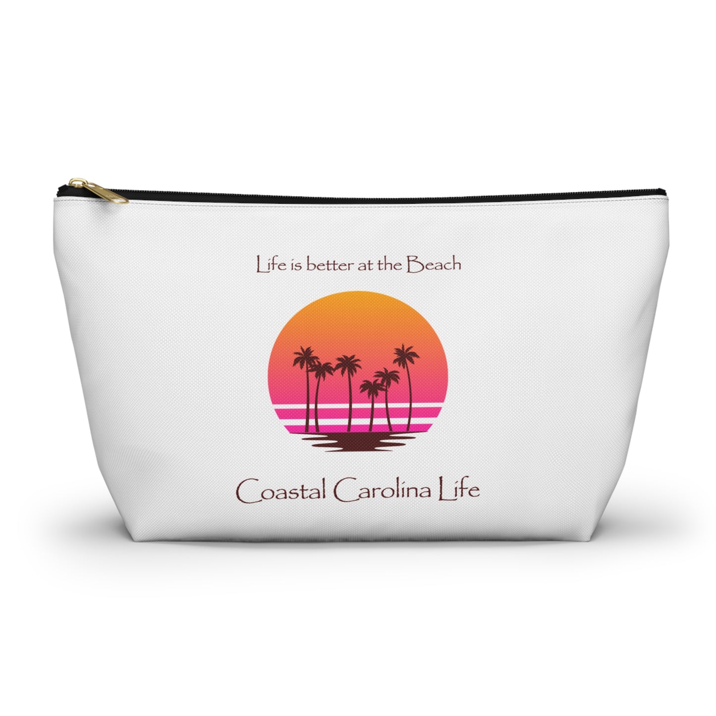 Life is better at the Beach Travel Accessory Pouch