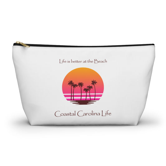 Life is better at the Beach Travel Accessory Pouch