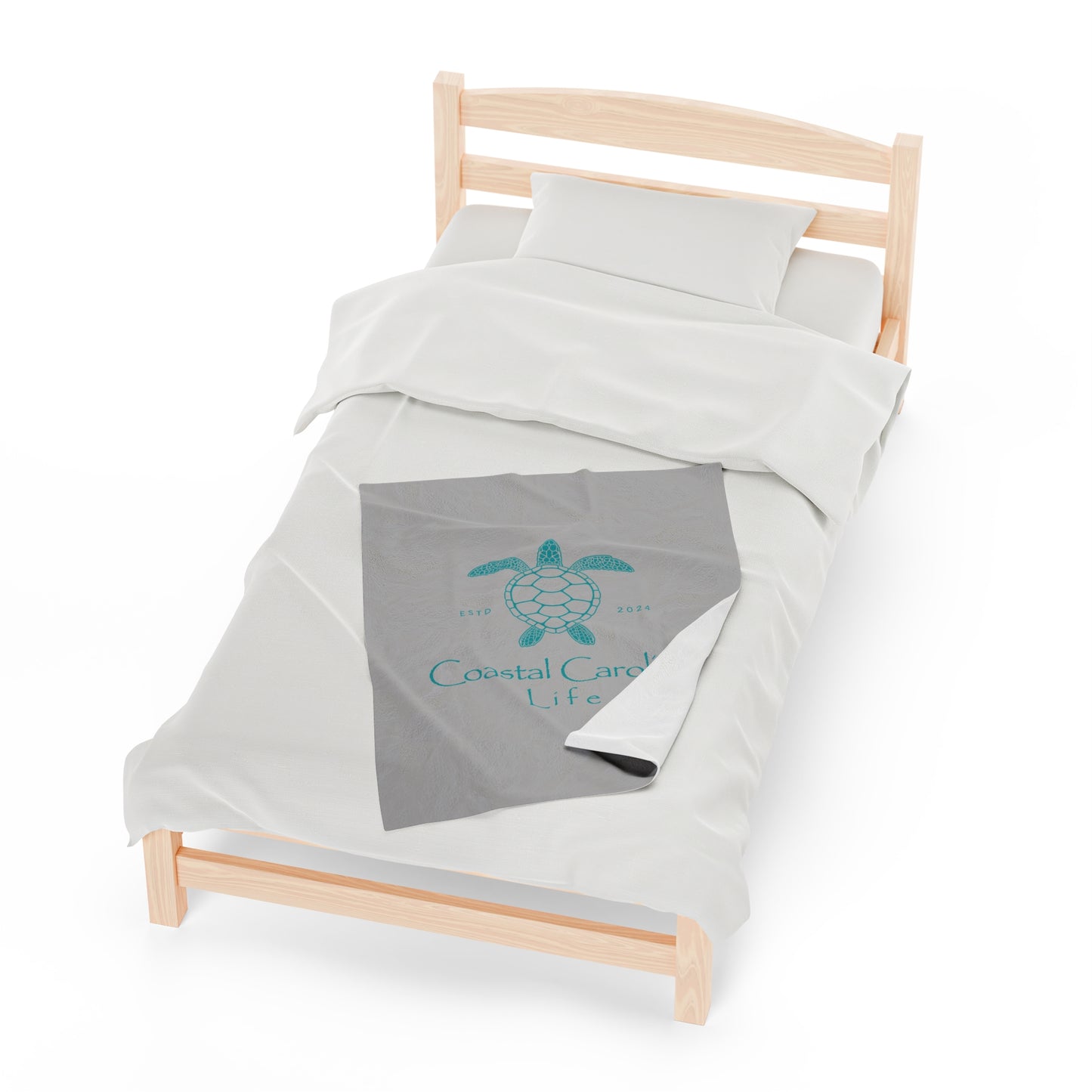 Sea Turtle Velveteen Plush Blanket