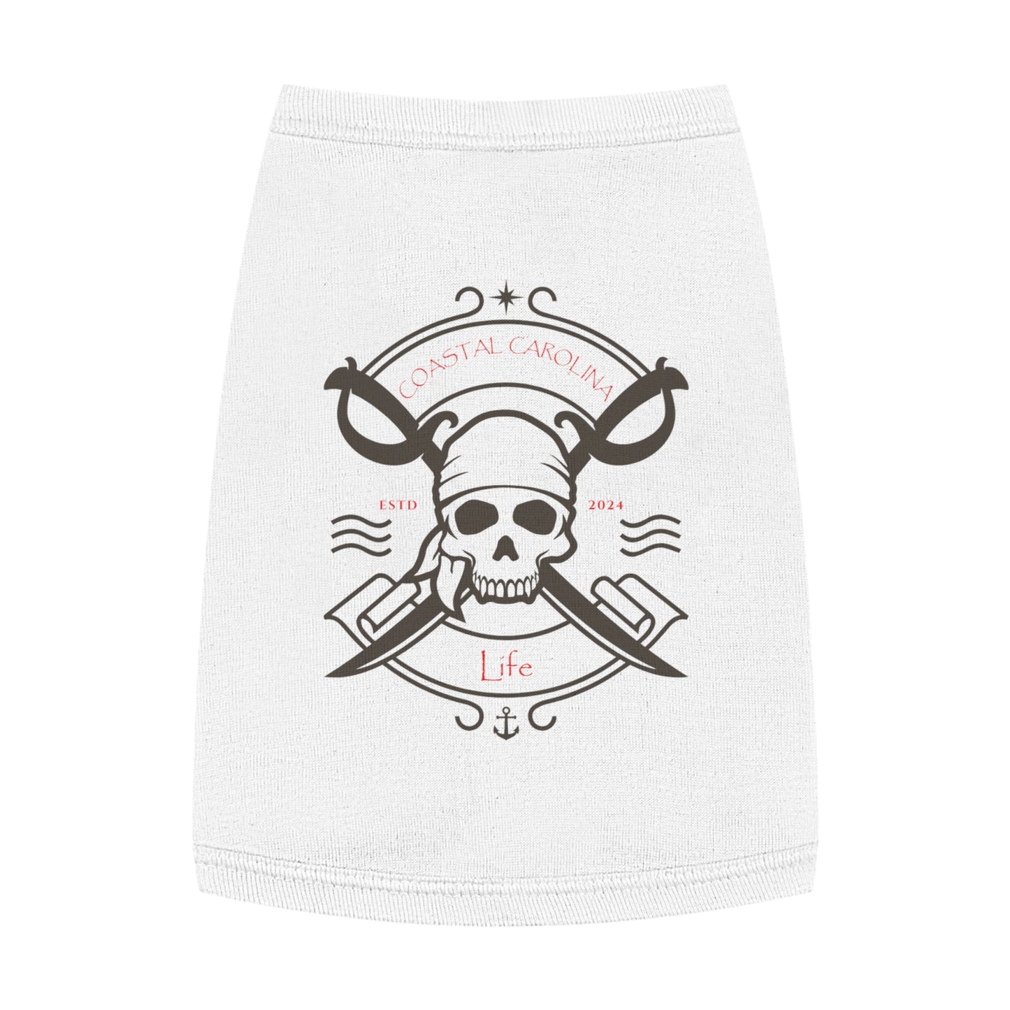 Pirate Skull Coastal Pet Shirt