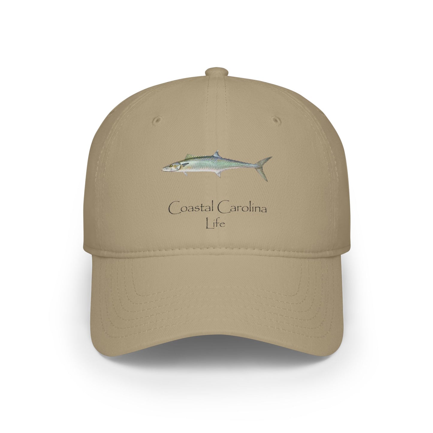 King Mackerel Coastal Carolina Baseball Hat - Black Print