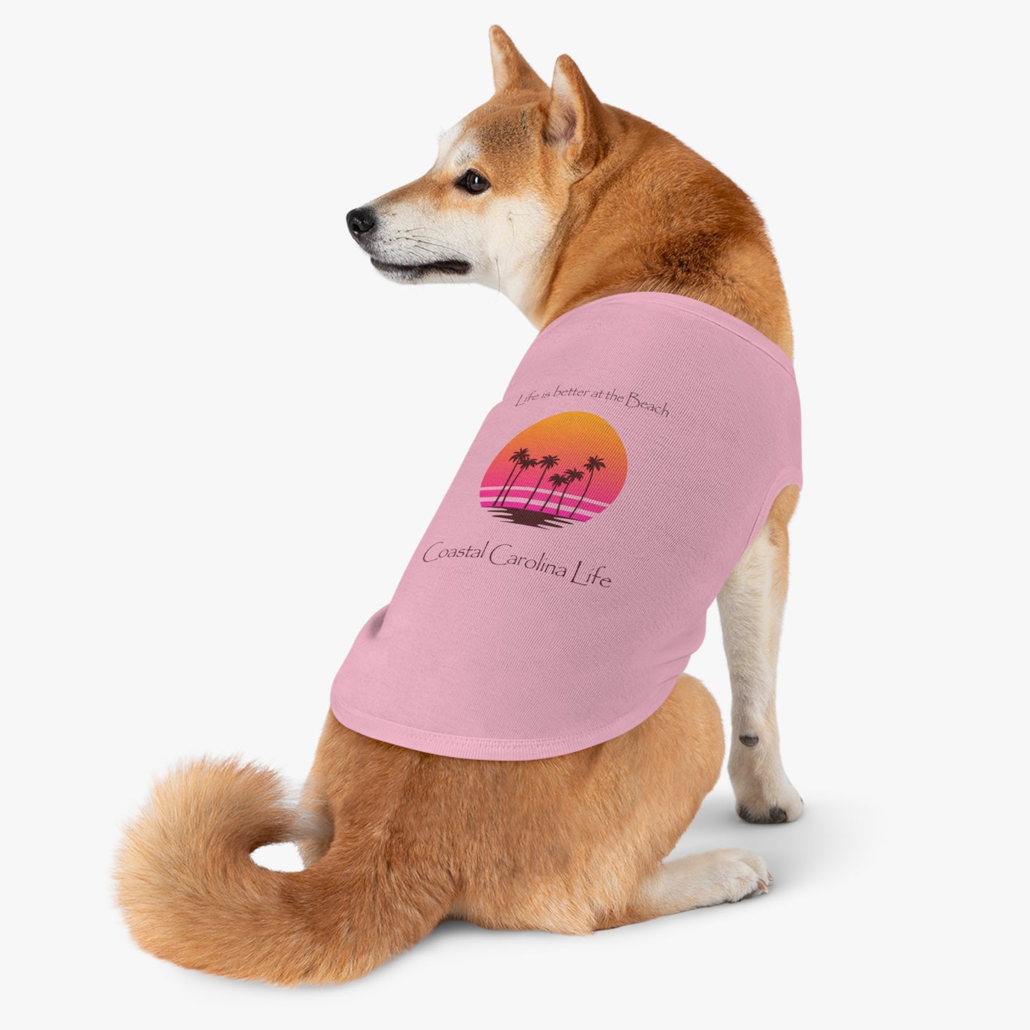 Life is better at the Beach Coastal Pet Shirt