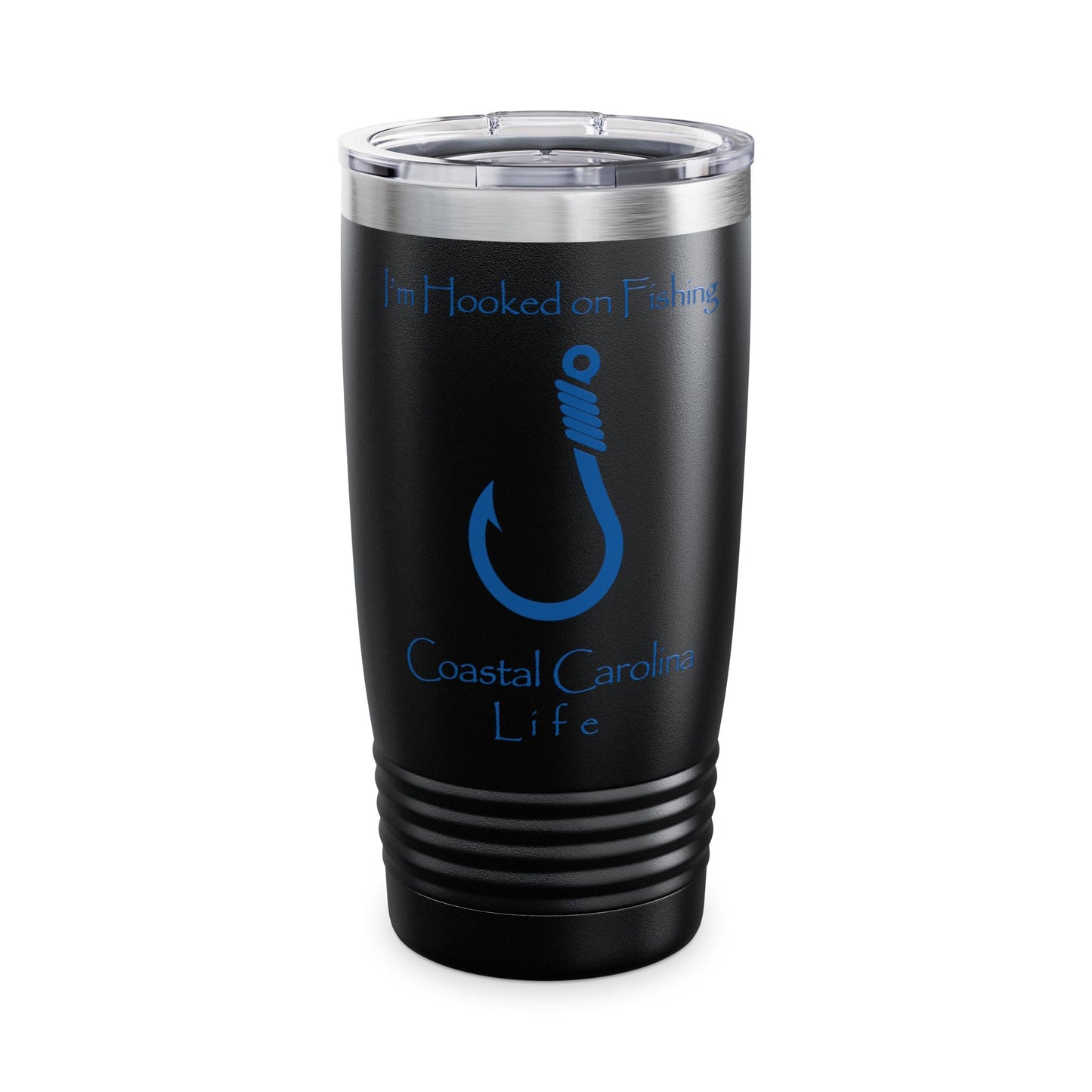 I'm Hooked on Fishing Ringneck Tumbler