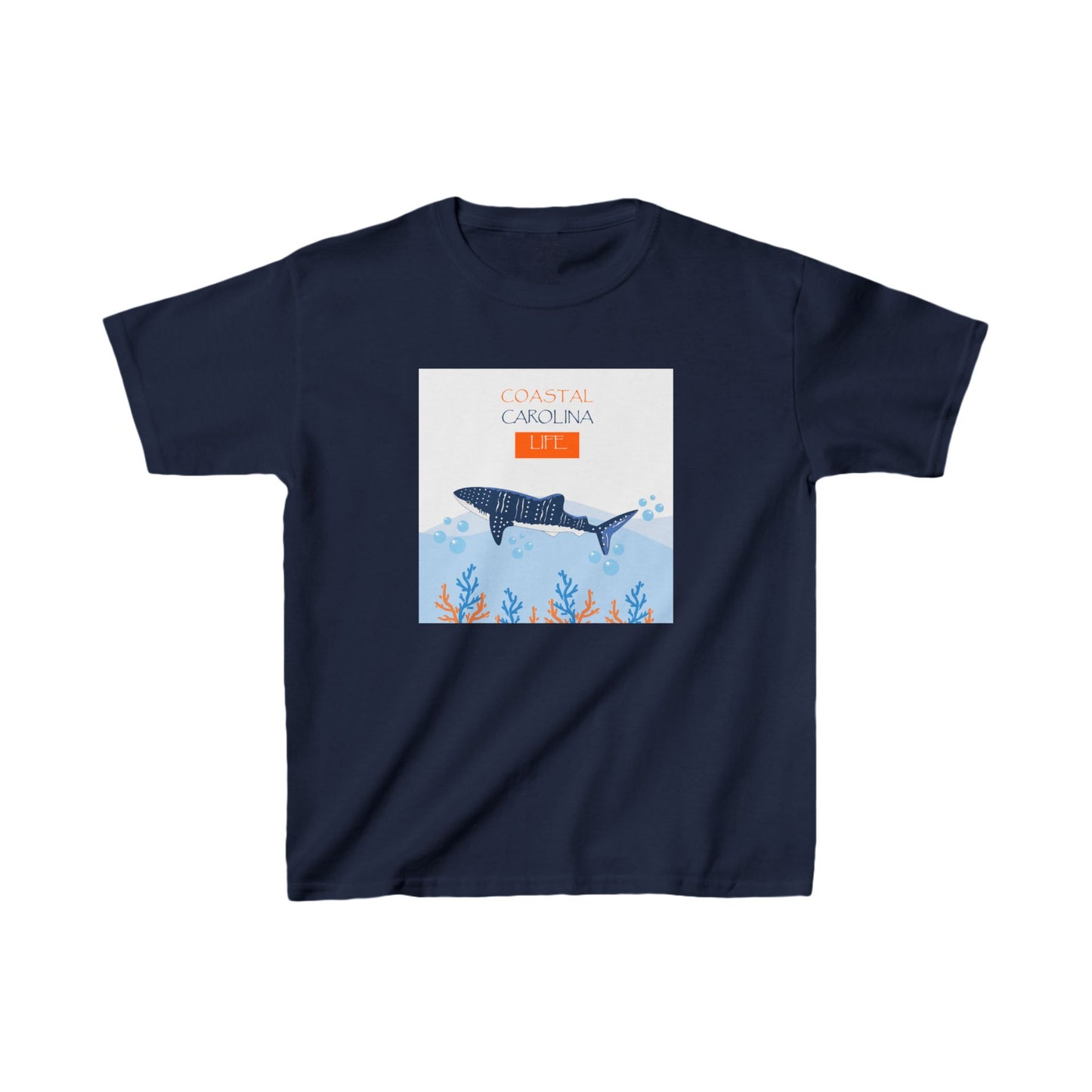Swimming Shark Kids Beach T-Shirt