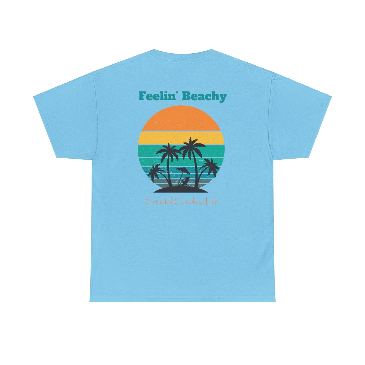 Women's Heavy Cotton T-Shirt - Feelin' Beachy