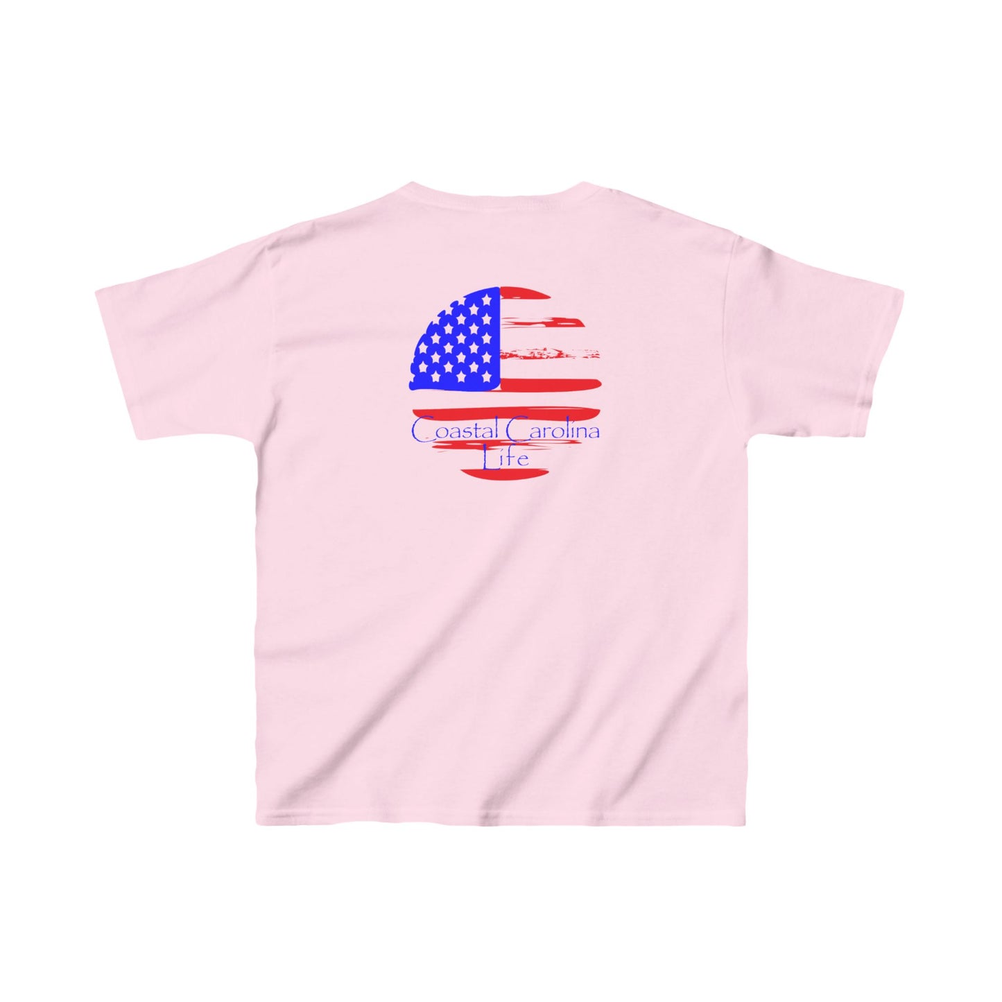 American Flag Kids Beach T-Shirt