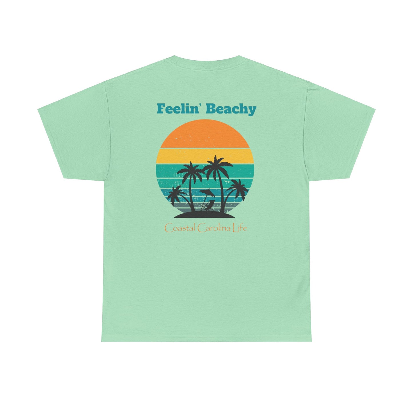 Women's Heavy Cotton T-Shirt - Feelin' Beachy